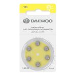 Батарейка воздушно цинковая ZA10 для слухового аппарата 1,45В DAEWOO BL-6 (6/60)