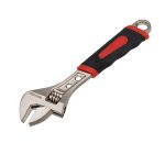 Ключ разводной сантехнический 200мм никелированный, двухкомпанентная ручка REXANT