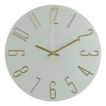 Часы настенные РУБИН КЛАССИКА d-30см, корпус оливковый+золото (1/10)