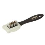 Щетка для замши, нубука, велюра ТРОЙНАЯ (1/144)