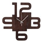 Часы настенные РУБИН WOOD из МДФ 38*38 см с открытой стрелкой (1/5)