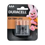 Батарейка мизинчиковая алкалиновая LR 3 1.5 V "DURACELL" EXTRALIFE блистер (4/48/192)