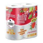 Полотенце бумажное SunDay 2 слоя (2рул/уп) (1/30)