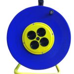 Катушка для удлинителя 300мм 4 розетки c/з металл (Москва) (1)