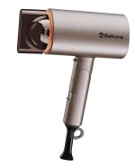 Фен SAKURA SA-4043BR 2000Вт, 3 режима, концентратор, белый/коричневый