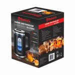 Чайник эл. SAKURA SA-2735BK 2,0л 1500/1800Вт стекло+пластик+нержавейка, точечная подсветка