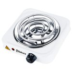 Плитка электрическая SAKURA ПЭ-02 1конф*1000Вт, Ø 135мм, спираль, белая