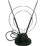 Антенна комнатная телескопическая на подставке с кольцом RX-100 FM+ДМВ (1/100)