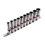 Набор удлиненных торцевых головок 1/2 10 пр шеститигранные CrV 10-22мм REXANT