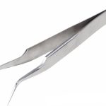 Пинцет изогнутый узкий 125мм блистер REXANT