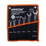 Набор ключей гаечных комбинированных трещоточных 6 пр CRWS-01 КРАТОН