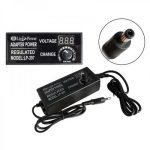 Блок питания 3-12V 5A LP-397 толстый штекер 5,5*2,5, с вольтметром