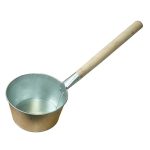 Ковш 1,5 л оцинкованный деревянная ручка (1/10)