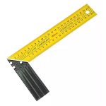 Угольник столярный с линейкой 50см, желтый Spark Lux (1/12/120)