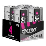 Батарейка LR 14 алкалиновая 1.5 V  ALKALINE ФАZА Pack-4 (4/24/96)
