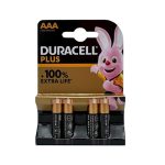 Батарейка мизинчиковая алкалиновая LR 3 1.5 V "DURACELL" PLUS (4/40/960)