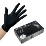 Перчатки нитриловые ЧЕРНЫЕ "M" (50пар/кор) 500-205