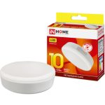 Лампа LED GX53 10Вт 3000К 220V 800Лм IN HOME-VC (10/50/100)