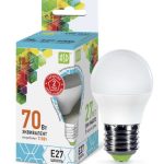 Лампа LED шар  7.5Вт Е-27 4000К 220V 600Лм ASD (10/50)