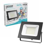 Прожектор LED 100Вт Gauss Elementary G2 9495Лм IP65 4000K черный (1/16)