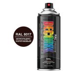 Аэрозольная эмаль DECORIX шоколадно-коричневый 520мл RAL 8017 PROFESSIONAL