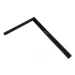 Угольник столярный с линейкой 40*60см, черный цельнометаллический