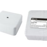 Коробка распаячная КР 75х75х28 ОП белая, IP40, инд. штрихкод TDM