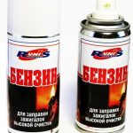 Бензин для зажигалок высокой очистки RUNIS 140мл аэрозоль (1/36)