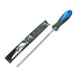 Напильник круглый 200мм №8 пластиковая ручка 2023-267w (1/240)