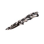 Нож туристический СЛЕДОПЫТ 57мм-лезвие, ручка и лезвие цвет чб камо