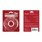 Нано-лента клейкая двухстронняя многоразовая 25мм*3м REXANT