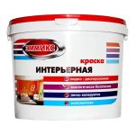 Краска ВД интерьерная 1,3кг ЭММИКС (1/12)