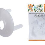 Заглушка в розетку от детей с ключом (набор 6шт.) Народная