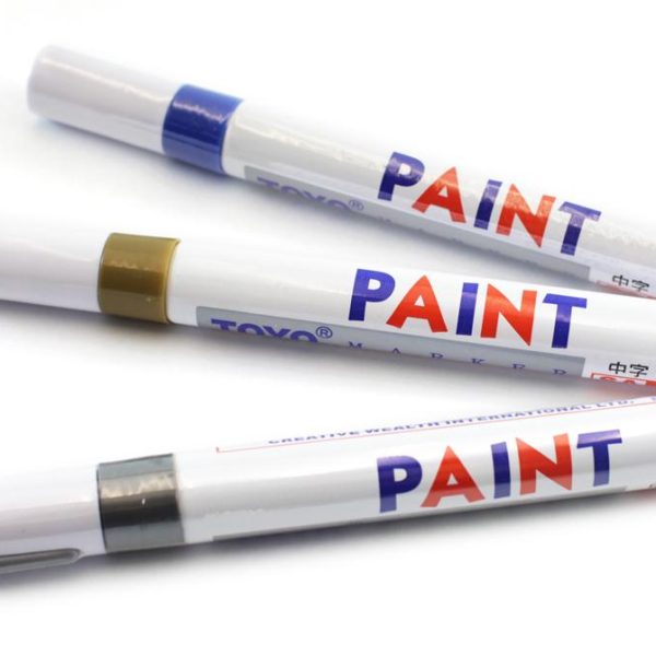 Маркер-краска строит. по мет. цв. серебро (перед испол. встряхнуть и продавить "перо") (10/100/1296)