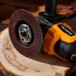 Круг лепестковый торцевой P100 115*22,2мм KRANZ