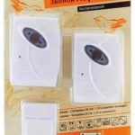 Звонок беспроводной ЗББ-Н-21/1-32М 32 мелодии, кнопка, 2 звонка IP30 2*АА Народный TDM