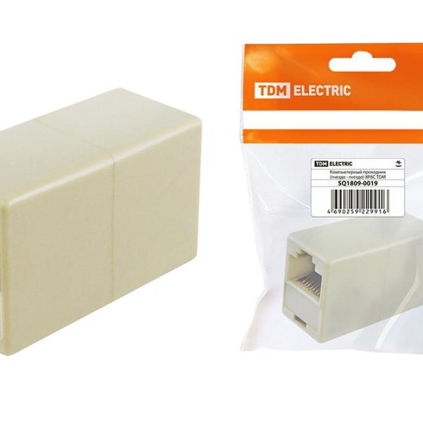 Компьютерный проходник (гн-гн) 8Р8С инд. уп TDM (50)