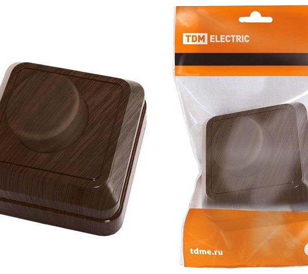 Диммер 600Вт Ладога бук керамика о/у TDM (1/10)