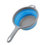 Дуршлаг силикон складной с ручкой d-19см малый 108-33-28