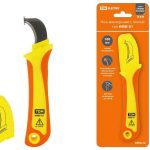 Нож монтерский с пяткой,диэлектрический НМИ-01 Эксперт Электрик TDM (1/12)