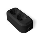 Колодка 2 с/з пластик, черная UNIVersal