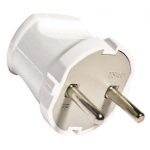 Вилка б/з белая 6А TDM (50/500)