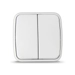 Выключатель 2 кл  Союз Электра белый о/у (10/100)