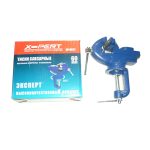 Тиски слесарные 60мм поворотные. на струбцине XP-0022 (1/10)