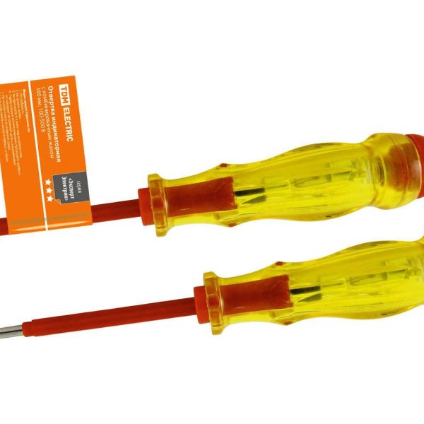 Отвертка-пробник 160 мм 100-500В с комби жалом ЭкспертЭлектрик TDM (30)