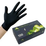 Перчатки нитриловые ЧЕРНЫЕ "S" (50пар/кор)