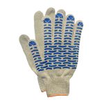 Перчатки х/б 8 ниток 7,5 класс МАСТЕР белая волна 72 г (250)