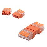 Строительно-монтажная клемма СМК643 пара быстросьемная с рычагами StandartLux (40)