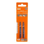 Пилки для электролобзика по металлу, HSS, 50х1,2 мм, прямой рез, T118A, 2 шт, "Рубин", TDM