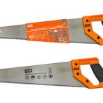 Ножовка по дереву/пластику 400 мм, закаленные зубья, прорезиненная рукоятка, "Алмаз", TDM